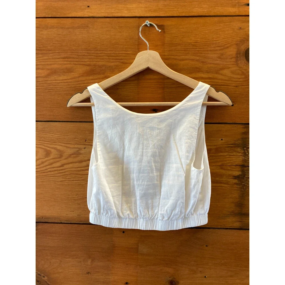 Reformation White Naya Tank & Skirt Two Piece Set - Size 0 - 1018RM